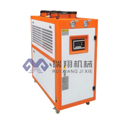 5RT Air Cooling Water Chiller 65-75DB Untuk Pendinginan Kimia Farmasi Kondensor Tabung Tembaga