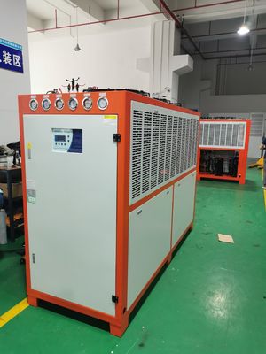 R134a Unit pendingin air portabel dengan sistem kontrol PLC pendingin kimia