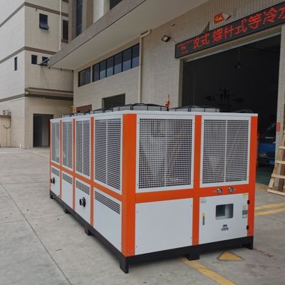 75HP Air Cooled Screw Chiller Efisiensi Tinggi Dengan Sistem Kontrol Mikrokomputer